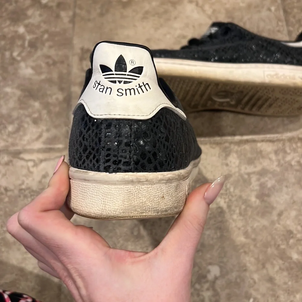 ADIDAS Stan Smith Black Python Sneaker